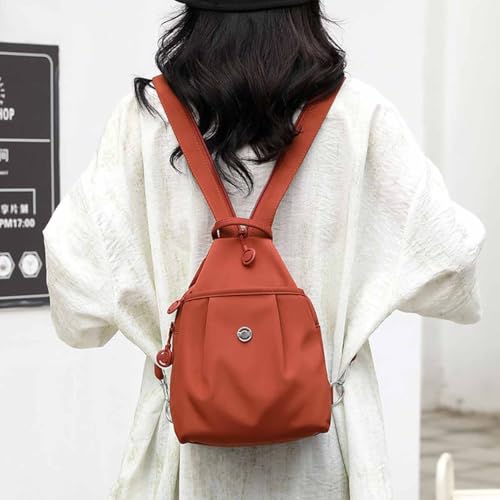 Waterproof 2-Way Commuter Bag, Large Capacity Oxford Convertible Shoulder Travel Bag for Daily,Travel (Khaki)3