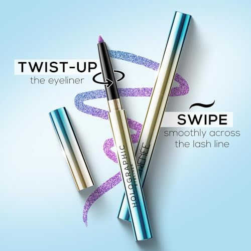 RENEE Holographic Eyeliner, Smudge-Proof & Long-Lasting, Easy Glide & Quick-Drying Formula with Monochrome Effect, Intense Color Pay-Off, Infused with Vitamin E, 01 Earth - Image 4