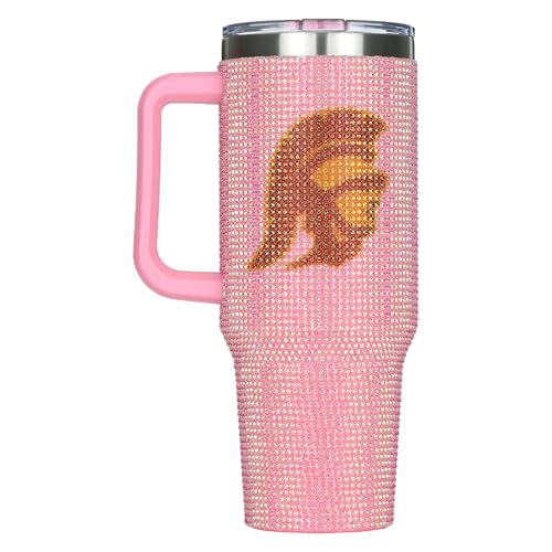 Image of The Memory Company Officially Licensed 40oz Pink Bling Game Day Tumbler, University of Southern California