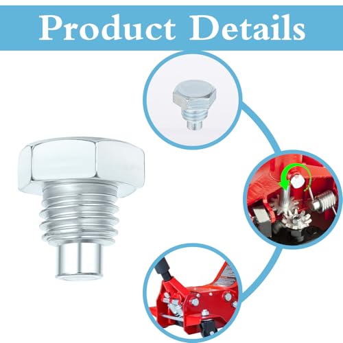 Image of 3Pcs Horizontal Floor Jack Parts Pressure Rod Fixed Screw for Hydraulic Top Handle, Stainless Steel Jack Rod Extension Screws Accessories for Car Floor Jacks