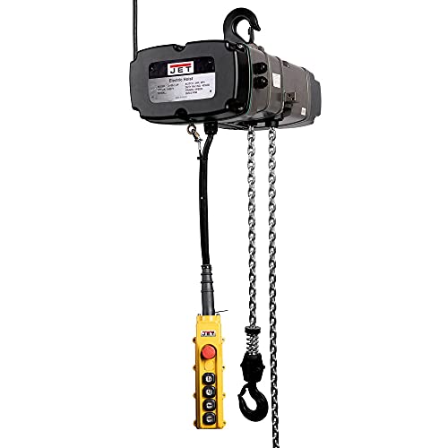 Jet Tools TS100-020 1T Electric Hoist 20' Lift 3PH 460V (144006), Standard
