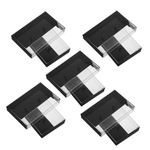 PRETYZOOM Music Cassette Box Cassette Tape Storage Case Plastic Cassette Box Cassette Tape Organizer for Small Items