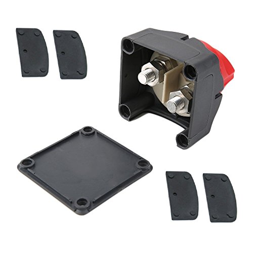 ANJOSHI Battery Switch Master Isolator Cut Off Kill Switch for RV Battery Marine Boat Car Vehicles 275/1250 Amps Waterproof