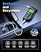 Breathalyzer | Professional-Grade Accuracy Breathalyzers for Alcohol with Used Records | Portable Alcohol Tester for Personal & Professional Use with Charging(10 Mouthpieces)