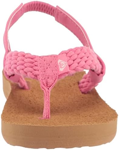 Roxy Girls Toddler Porto Sandals Flip-Flop, Hot Pink 231, 6 | Image 1