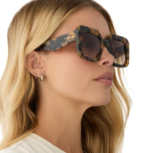 DIFF Giada Rectangular Designer Sunglasses for Women UV400 Protection2