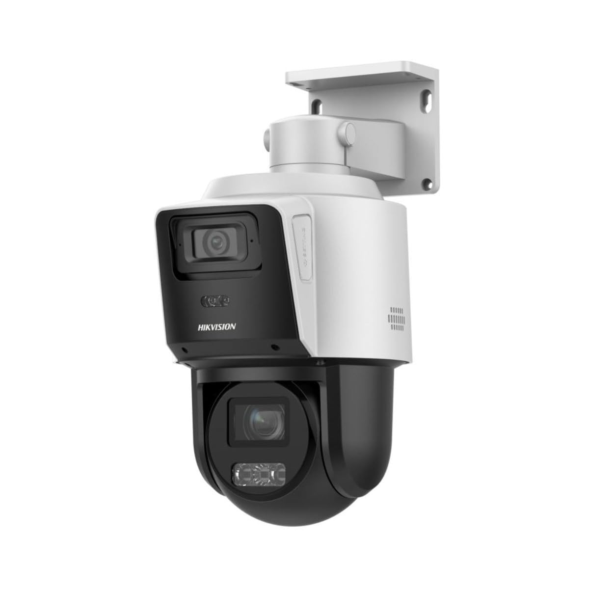 Hikvision Cámara de Seguridad IP PT TandemVu PTZ PoE+ 4MP+4MP 2.8mm Exterior IP66 - DS-2SE3C404MWG-E/14(2.8mm)