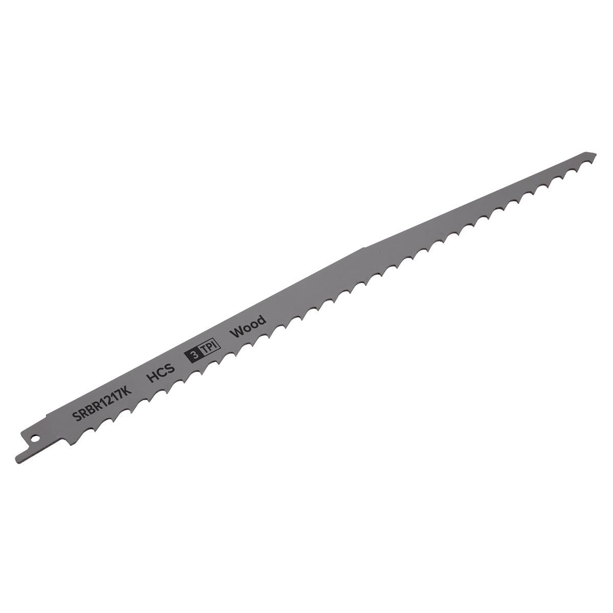 Sealey SRBR1217K 300mm 3tpi Reciprocating Saw Blade Pruning & Coarse Wood - Pack of 5