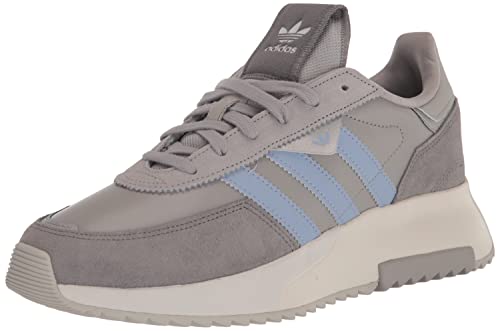 adidas Originals Womens RETROPY F2 W Sneakers, Grey/Blue Dawn/Silver Metallic, 7