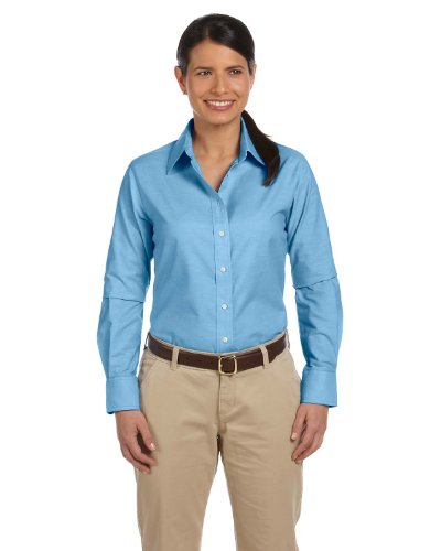 Harriton M600W blouse Oxford manches longues haut de gamme pour femme active