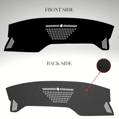 Image of Car Dashboard Cover Compatible with Mahindra XUV700 2021-2025 Dustproof, UV Resistant | All-Weather Protection | Custom Fit Car Accessories (Balck)