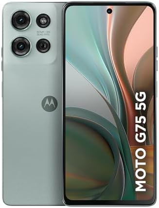 Smartphone Motorola Moto g75 5G - 256GB 16GB (8GB RAM+8GB Ram Boost) e 50MP Sony Lytia 600 Camera Moto AI Ultrarresistencia militar - Cinza