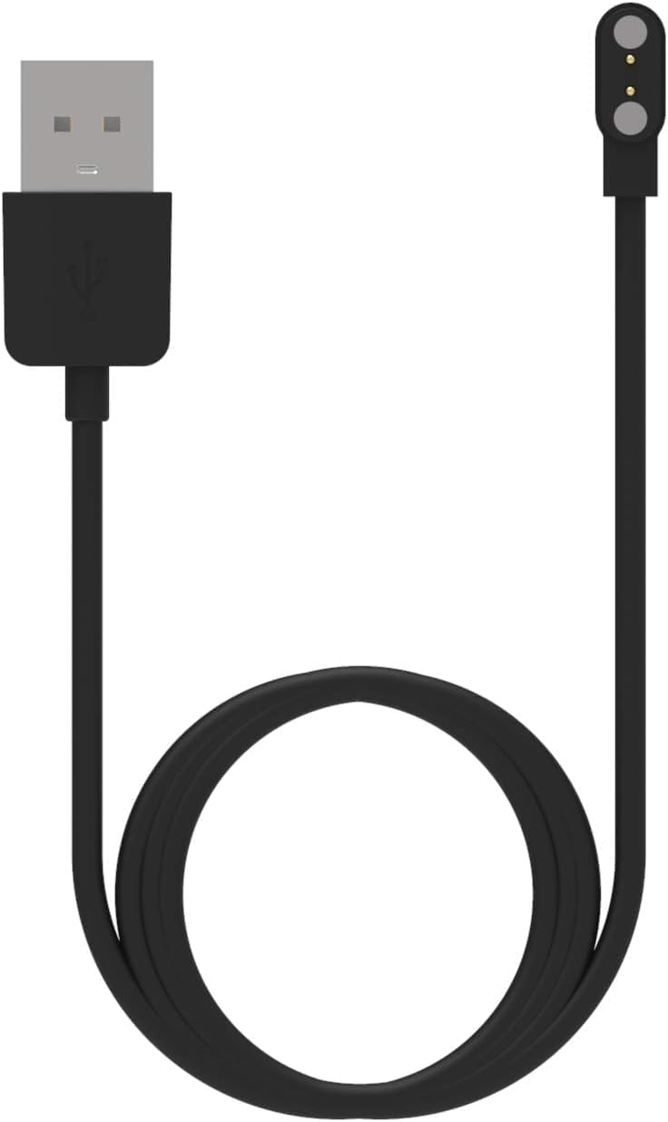 Black Compatible with Da Fit Smart Watch Charger, Replacement USB Cable 3.3 Ft Charging with Da Fit App Smartwatch Cables and Chargers, Portable Charger Dock Cord,Smartwatch Accessories