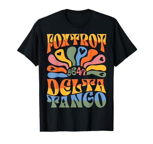 Foxtrot Delta Tango 8647 Boho Floral Wildflower T-Shirt