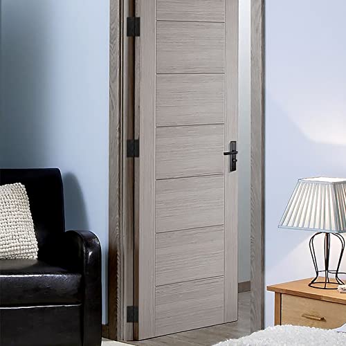 6 Pack Matte Black Door Hinges 4 Inch X 3 Inch, Heavy Duty Thicken Stainless Steel Interior Square Door Hinges, Bifold Residential Standard Bedroom Door Hinge. #TOP3