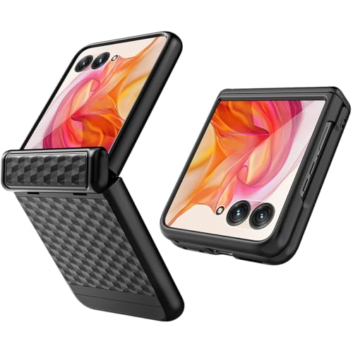 Miimall ΉMoto Razr 50 Ultra/Razr+ 2024 P[X Case PC KX qWی CX[d }bgȎ gуP[X op[ g[ Razr 50 Ultra X}zJo[ ϏՌ Jی 