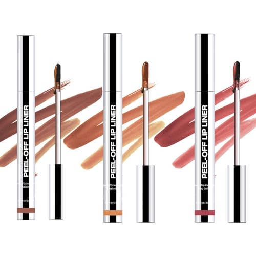 Mancha De Labios Impermeable: Despegar Lápiz Labial De Ropa Larga, Fórmula De Taza Antiadherente | Tinte De Labios Resistente A Las Manchas, Color De Labios De Alto Pigmento, Conjunto De 3, Brillo De