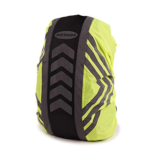 Doolland - Funda Impermeable para Mochila, diseño de Tira Reflectante de Alta Visibilidad y Bolsa de Almacenamiento Impermeable para Camping, Senderismo, Viajes, al Aire Libre