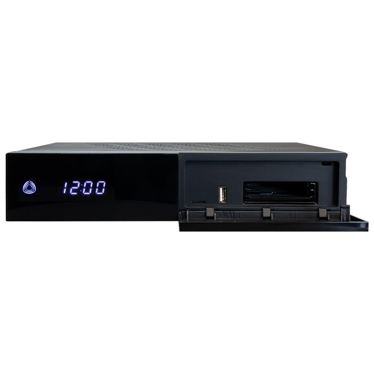AB Pulse 4K UHD Sat Receiver (2X DVB-S2X Sat, Linux E2, PVR, H.265, HDR10, Ultra HD 2160p, 2 GB RAM & 8 GB Flash, USB 2.0, HDMI, CI, CA-Kartenleser, MicroSD-Slot, LAN, schwarz, 2TB)