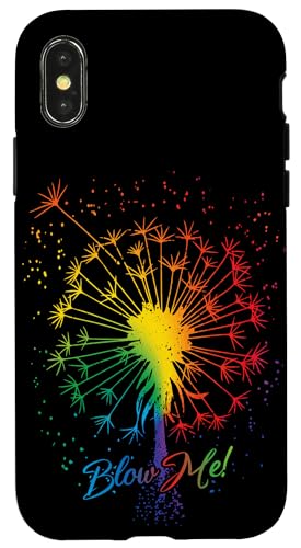 Dandelion Wildflower �^���|�| �K�[�f�� �u���[�Y ���C���{�[�t�����[ �X�}�z�P�[�X iPhone X/XS �p