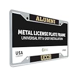 Desert Cactus University of Colorado Springs Car Accessories Metal License Plate Frame and Tag Holder for Front or Rear of Car (Alumni)