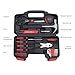 Hantinstom 39-Piece Household Tools Kit Essential Home Repair Set with Plastic Toolbox Ideal for College Students, Home Use & More