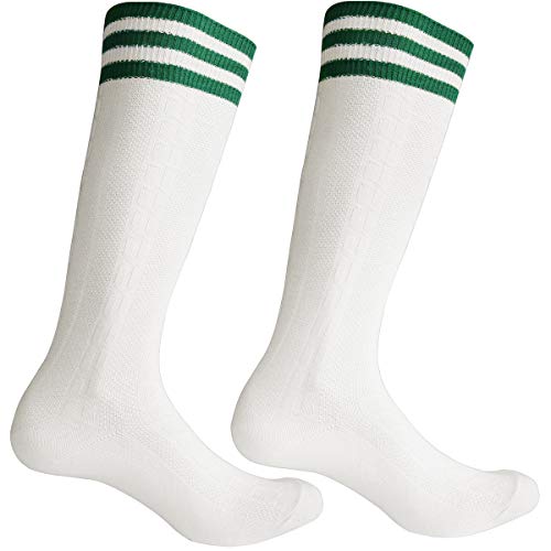 Long Oktoberfest Decorations Lederhosen Men's Socks Embroidered German Trachten Lederhosen Bavarian Beer Socks for Men