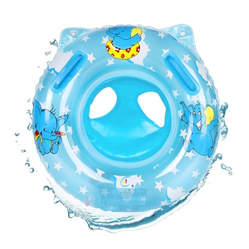 Anillo de Natación Bebe, Flotador Inflable con Asiento para Bebé, Flotador de Piscina...