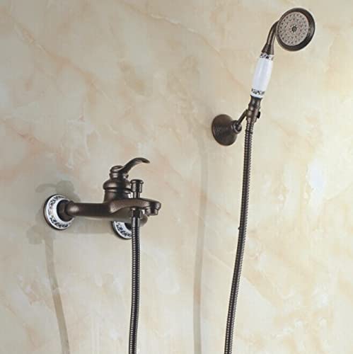Mitigeur de douche de salle de bain SF1024 laiton antique contre le calcaire