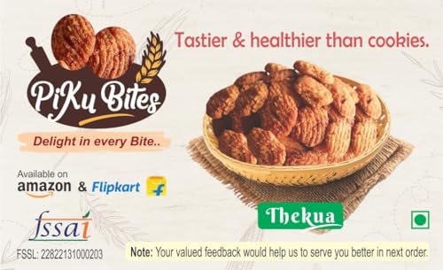 Image of Piku Bites Crispy Thekua (400 gm) ! It's not only a food item, it's an emotion...