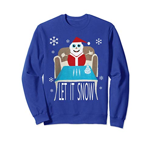 santa let it snow ugly sweater