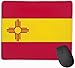 Produktbild Mausunterlage New Mexiko-Flagge und die Art von Spanien. Wasserdichte Mausunterlage für Laptop, Computer, PC, Tastatur