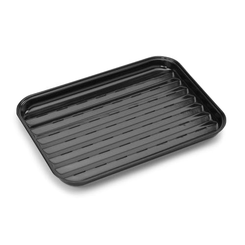 Barbecook Wiederverwendbare Grillschale, smoker und gasgrill zubehör, schwarz, rechteckig, 34.5x24x3cm, 1 - Pack Barbecook Wiederverwendbare Grillschale, smoker und gasgrill zubehör, schwarz, rechteckig, 34.5x24x3cm, 1 - Pack