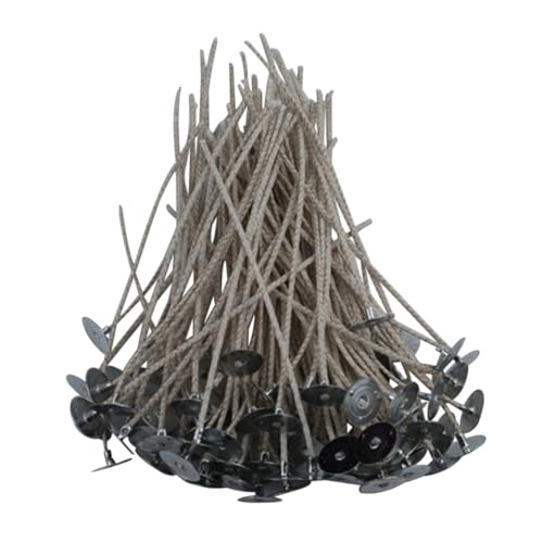 15 cm Mechas para Velas con Base Algodón 200 pcs