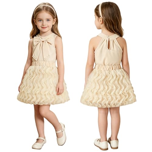 Minifalda de niña con volantes de tule para celebrar fiestas de verano y cócteles elegantes