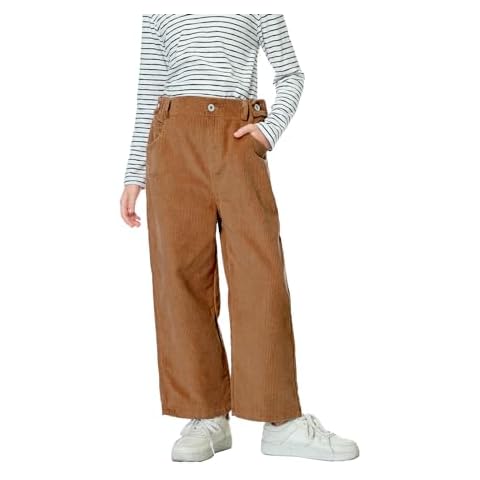 Rolanko Girls Brown Corduroy Trousers Cover