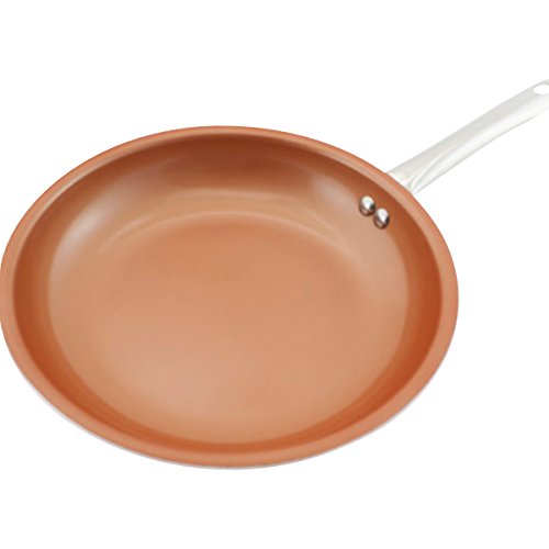 Non Stick Copper Effect Frying PAN Kitchen COOKWARE Aluminium FRYPAN Cooking New (26CM)