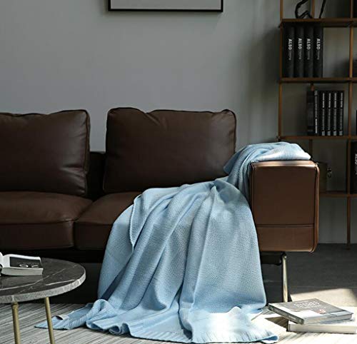 M-Y-L MantaTiro -140 x 200 cm - Azul Liso - Apto para...