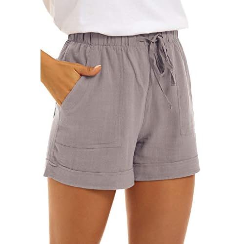 SWEET POISON Women Casual Hiking Shorts Summer Athletic Outdoor Beach Hot Shorts Ladies Comfy Shorts with Pockets