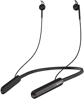 Toreto Alpha Neo Wireless Earphone Bluetooth Neckband with ENC Mic, Anti Lost, Dual Device Pairing, 30Hr Playtime, Type C Price In India