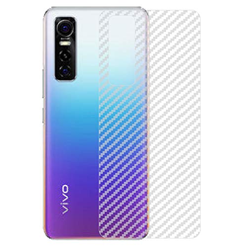 Image of Compatible with Vivo S7E Back Screen Protective Film Carbon Fiber Skin Transparent Screen Guard Sticker