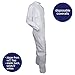 Kleenguard A30 Breathable Splash and Particle Protection Coveralls (46104), REFLEX Design, Zip Front, Elastic Wrists & Ankles, White, XL, 25 / Case