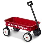 Radio Flyer Mini Classic Red Wagon for Kids, 16.5" Toy Wagon for Kids Aged 1.5+, Play-Size Version of the Classic, Durable Wheels, Working Handle, for Toys, Crafts & Gift Displays (Amazon Exclusive)