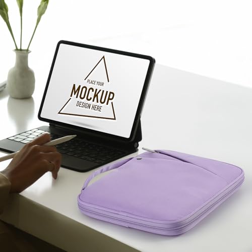 Image of MoKo 9-11 Inch Tablet Sleeve Carry Case Padded Protective Bag with Handle