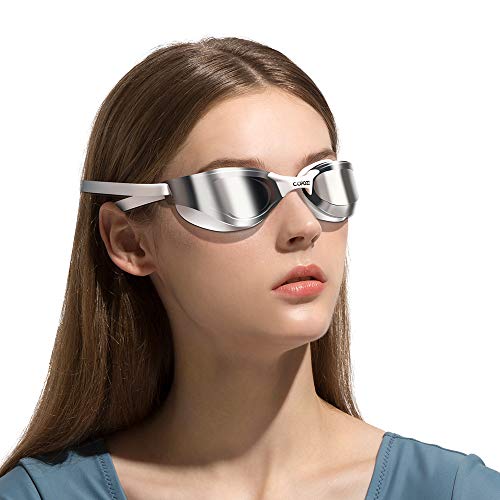 Óculos de natação Copozz, óculos de natação sem vazamento para homens adultos, mulheres, jovens, ant