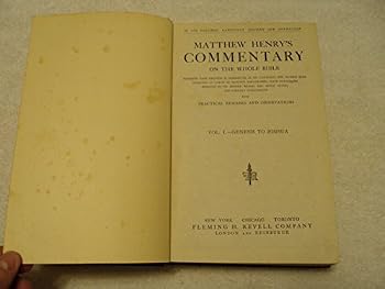 Hardcover Matthew Henry's Commentary Volume 1 - Genesis to Joshua Book