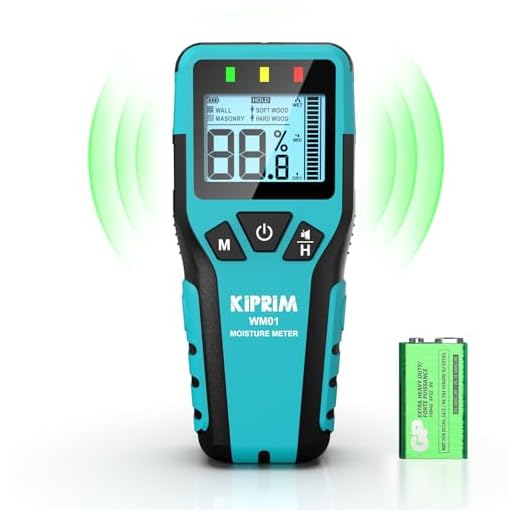 Kiprim Pinless Damp Meter for Accurate Testing