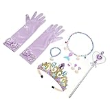 GARIOUANS Conjunto de Joyería Infantil Sirena para Niñas Collar con Diseño de Sirena y Conchas Pendientes Pulsera y Tocado para Disfraces y Fiestas Temáticas