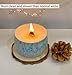 30 Sets Double-Layered Smokeless Cherry Wood Candle Wicks, Long Lasting Flame, Easily Burn, Candle Cores with Stand and Glue Dot, Warning Label for DIY Candle Making