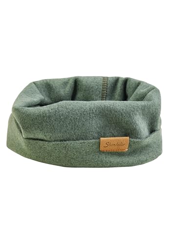 Sterntaler Schlauchschal aus Jersey mit Melange-Effekt - Unisex Accessoires für Babys und Kleinkinder - angenehm und warm - grün melange, Gr. 1